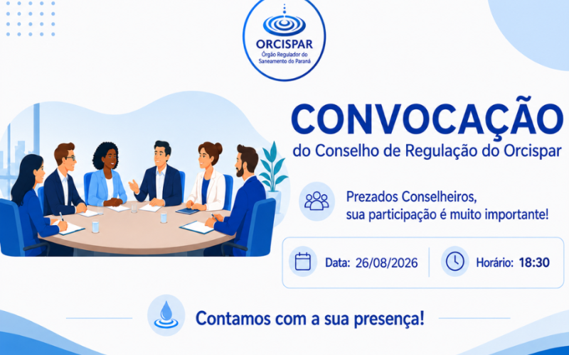 Convocação para 39º reunião do Conselho de Regulação do Orcispar