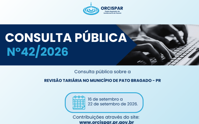 Consulta Publica n°42/2026 - Revisão Tarifária de Pato Bragado