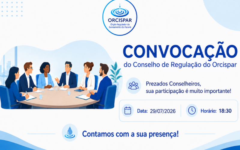 Convocação para 38º reunião do Conselho de Regulação e Fiscalização 