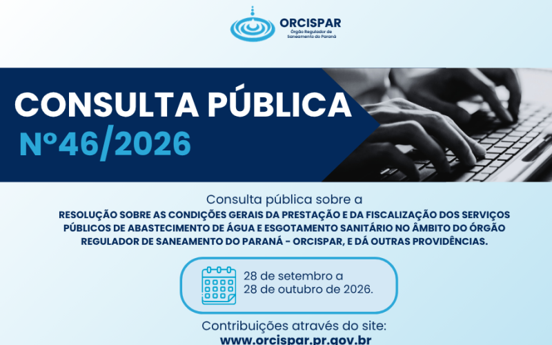 Consulta Publica n°46/2026 - Resolução sobre as condições gerais da prestação e da fiscalização dos serviços públicos de