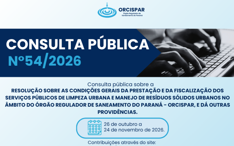 Consulta Pública  nº 54/2026 -  Resolução sobre as condições gerais da prestação e da fiscalização dos serviços públicos