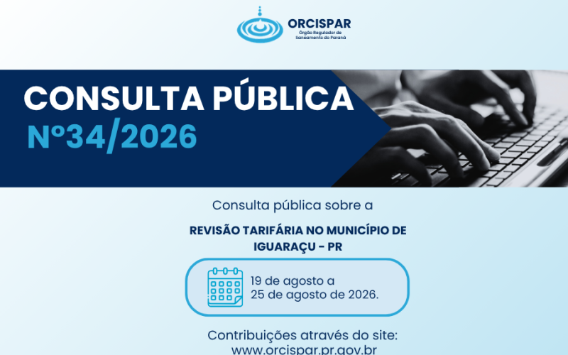 Consulta Publica n°34/2026 - Revisão Tarifária de Iguaraçu