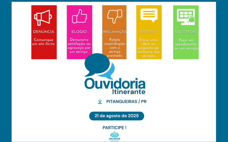 Ouvidoria Itinerante em Pitangueiras - PR 